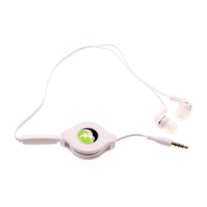 Retractable Earphones Headphones Hands-Free Compatible with Samsung Galaxy A15 5G/ A14 5G/ A13 5G, Headset 3.5mm w Mic Earbuds Earpieces Microphone