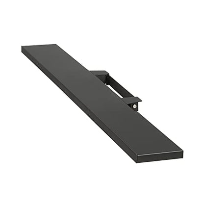 WALL 46.5" Soundbar Shelf for TV Stand V4 Model, Satin Black | Compatible with WALL V4 Model, Creates a Floating Look for Soundbars, Remotes& Small Devices, Flexible Placement
