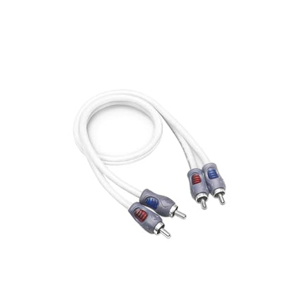 RECOIL RMI21 2-Channel 1ft RCA Audio Interconnects Cable Triple-Shielded