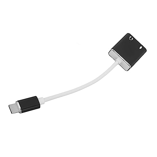 USB C Microphone Adapter, Aluminum Alloy Type C Sound Card, 7.1 Channel USB External Sound Card, Plug and Play, Compact 13g Audio Adapter for Desktop Laptop Gaming