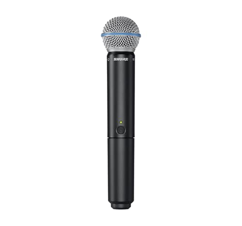 Shure BLX288/B58 Dual-Channel Wireless Audio System H9 Band (512–542 MHz) – BLX88 Receiver, (2) BLX2 Transmitters with Beta 58A Mic, Up to 14 Hr Battery, 300 ft Range | BLX88 Receiver, (2) BLX2 Transmitters with Beta 58A Mic, Up to 14 Hr Battery, 300 ft R