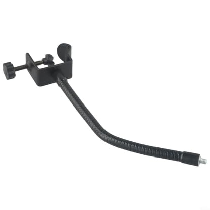 Adjustable Gooseneck Microphone Stand with Desk Clamp, Flexible Metal Arm for Podcasting Streaming Gaming, Compatible with Handheld Mics and Smartphones(A) - size: A