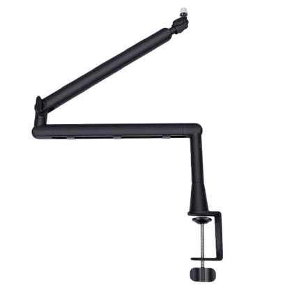 Studio Mic Arm with Cable Management, 5.7in Extension Pole, Adjustable Microphone Boom Arm for Podcast Recording