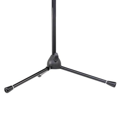 Shure by Gator Deluxe Tripod Mic Stand with Pistol Grip One-Handed Clutch; (SH-TRIPODSTANDDX) - style: Deluxe Clutch