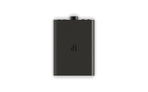 iFi Hip-dac 3 Black Portable Hi-Res DAC & Headphone Amp | True Balanced Circuit, 400mW Output, Dual USB-C, PCM 384kHz/DSD256/MQA, XBass, iEMatch, 12hrs Playtime