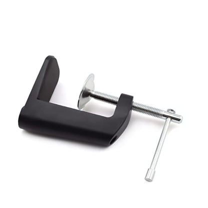 Heavy-duty Metal Table Mount Clamp C Shape Clip Bracket | Microphone Suspension Boom Scissor Arm Stand Holder with Adjustable Positioning Screw, Fits up to 2.16"/5.5cm Desktop