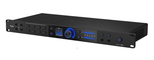 Fender Quantum HD 8 Bundle: 26x30 USB-C Audio Recording Interface, 32-bit/192 kHz, MAX-HD Mic Preamps, (8) RCXFM20E-B 20 ft Female to Male XLR Mic Cables, 9-items