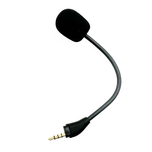 Replacement Game Mic Microphone for Wired Kingston HyperX Cloud III Gaming Headset, Detachable Mic Boom for PC PS5 PS4 Xbox Series X/S, 3.5 mm Jack