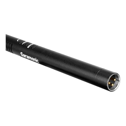 Saramonic SoundBird V1 Professional Supercardioid Shotgun Mic | +48v & AA Power, Shock Mount, Windscreen, Pouch & XLR - size: V1 10.7" Supercardioid