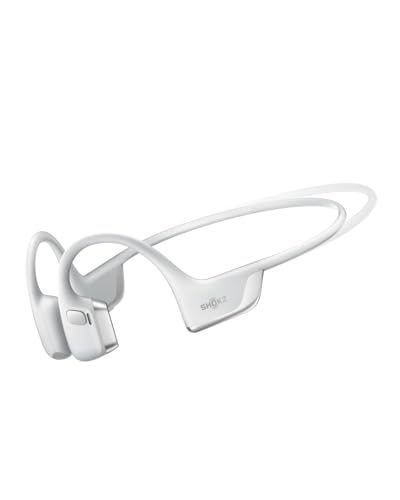 SHOKZ OpenRun Pro 2 Mini Bone Conduction Bluetooth Sport Headphones, Silver | Bundle with Reflective Strip；Open-ear awareness; DualPitch premium sound；Smart Mic; IP55; 12H battery; Running/cycling/hiking - color: Silver, size: Mini