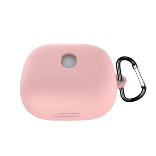 Soft Silicone Shell Cover for Earphones Easy Charging Access - color: Pink
