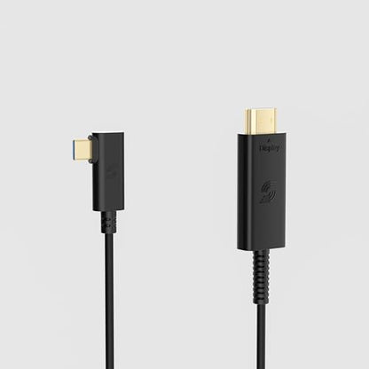 STORHM USB-C Right Angle to HDMI 2.0 Cable - HDMI Certified Ultra High Performance 4K Active Optical Cable – Unparalleled Performance and Compatibility (6ft) - style: 6ft