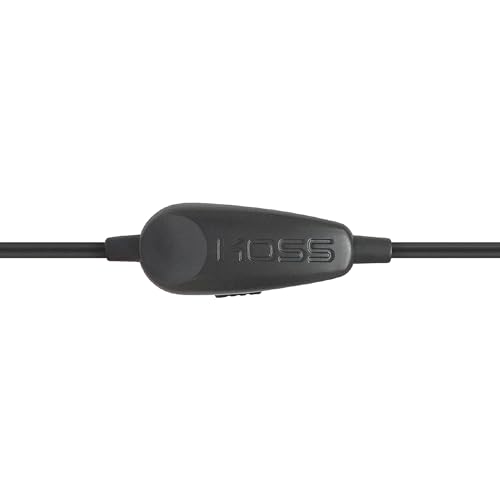 Koss Sporta Pro On-Ear Headphones, Black, Retro 90s Style, Wired Plug | Unique Folding Design, 3.5mm Jack