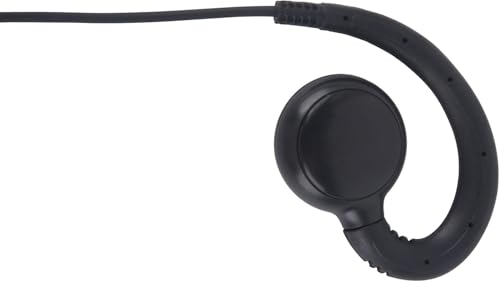 WODASEN Walkie Talkie Earpiece with Mic C-Swivel D-Ring G-Shaped Hook Two Way Radio Headset for Ailunce HD1 HD2 HA1G GP328plus EX500 RT47 RT47V RT48 RT29 NR30 RB23 Radios (C-Swivel) - style: C-swivel
