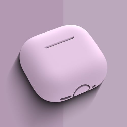 Thin Silicone Cover Effect Design Earbud Case Smooth Charging Silicone Protector for Earbuds Snug Case with Design - color: Blue