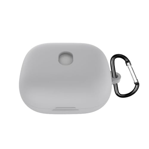 Soft Silicone Shell Cover for Earphones Easy Charging Access - color: Gray