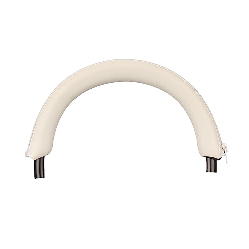 Protective Headband Cover Headband Cushions Silicone Sleeves Protectors with Zipper for WH-1000XM5 Earphone Cushions Headphone Protectors - color: Beige