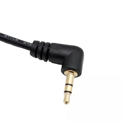 10PCS Short 3.5mm Right Angle Cable, Gold Plated 90 Degree 3.5 Male to Male Audio Stereo Jack Plug Car Aux Audio Cable (10 cm)