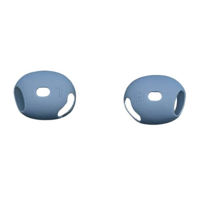 Protective Cover Ear Tips Case for Dedicated Earbuds Soft Silicone Sleeve Perfectly Fit Scratch Resistance Shock - color: Navy Blue