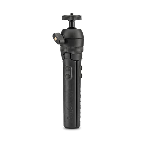 Rode VideoMicro II Supercardioid Shotgun Microphone Bundle with Tripod 2 Tabletop Stand and Handheld Grip — Camera-Mount Mic for Vlogging, Filmmaking, Tabletop Interviews, Run-and-Gun Video - color: Tripod2 Bundle