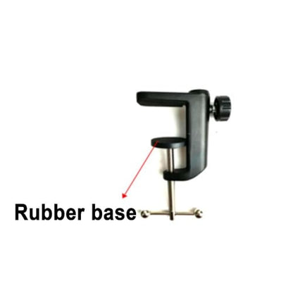 Metal Desk Clamp Universal C Shape Table Mounting Clamp for Microphone Suspension Boom Scissor Arm Stand Holder with Adjustable Screw Fits up to 2.16"/5.5cm Desktop Thickness-Black,White - color: Black
