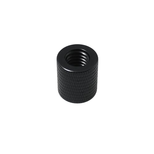 4PCS 3/8 Inch Female to 3/8 Inch Female Tripod Nut Attachment Mounting Nut Articulating Arm Attachment Block Aluminium Barrel Nut Tripod Rig Replacement Part for Camera Tripod Accessory