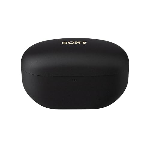 Sony WF-1000XM5 True Wireless Noise Canceling Earbuds (Black) Hi-Res Audio, Bluetooth 5.3, Adaptive ANC, Built-in Microphone with Goby Labs Cleaner and Microfiber Cloth Bundle - color: Black