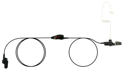 EH Acoustic Tube Earpiece/Headset with PTT and Mic Surveillance Kit for Motorola XTS5000 XTS2500 XTS1500 and Kenwood Viking VP5000 VP6000 Two-Way Radios. One-Wire eartube Headset. - style: For Motorola XTS, MTX, Viking VP radios