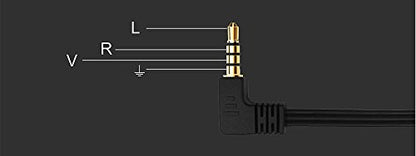 3.5 mm to RCA AV Camcorder Video Cable,3.5mm Male to 3RCA Female Plug Stereo Audio Video AUX Cable for Smartphones,MP3, Tablets,Speakers,Home Theater - 3.5 Male to 3RCA Female 0.15m - size: 3.5mm Male to 3RCA Female 0.15m
