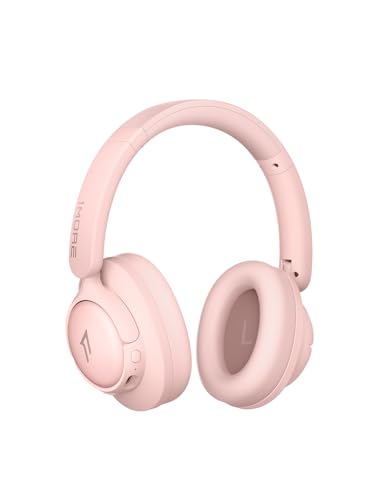 1MORE Wireless Bluetooth Noise-canceling Headphones - HQ31 SonoFlow SE Over-Ear Headphones with Hi-Res Audio, 90H Playtime, Clear Calls, Preset EQ Via App, Comfort for Home Office Travel(Pink) - color: Pink