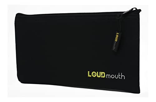 Loudmouth Zippered Pouch for Handheld Wired Microphones | Mic Bag | 9.25" x 5" (1 Pack) - size: 1 Pack