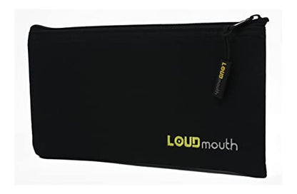 Loudmouth Zippered Pouch for Handheld Wired Microphones | Mic Bag | 9.25" x 5" (1 Pack) - size: 1 Pack