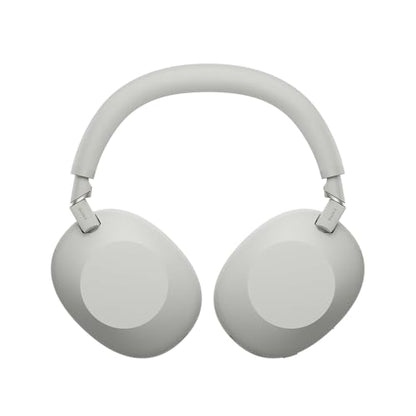 Sony WH-1000XM6/S Best Wireless Noise Canceling Headphones Platinum Silver Bundle with Deco Gear Wood Headphone Display Stand Secure Tabletop Holder/Gaming Headset Hanger - color: Platinum Silver