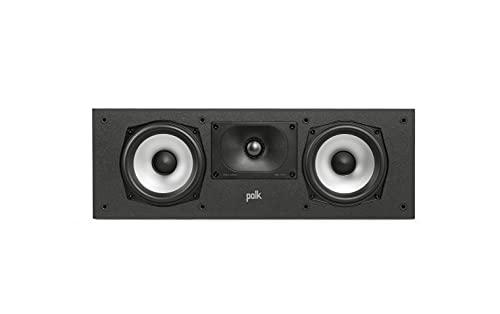 Polk Audio Monitor XT30 Compact Center Channel Speaker (Midnight Black) - style: Compact Center Channel Speaker (XT30)