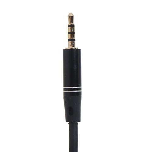 3.5mm to 2.5mm Cable 3.5mm TRRS Male to 2.5mm TRRS Male Stereo Mic Aux Cord Auxiliary Cable, 1.2m, Black