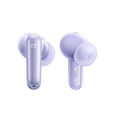 Soundcore P40i by Anker Noise Cancelling Earbuds with Adaptive ANC | Heavy Bass, 60H Playtime, 2-in-1 Case and Phone Stand, IPX5, Wireless Charging, Bluetooth 5.3 - color: Purple
