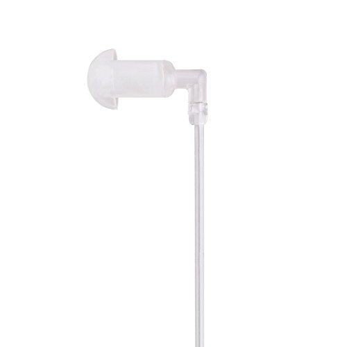 2 Pin FBI Earpiece/Headset for Walkie Talkie with Clear Sound PTT MIC&Soft and Comfort Acoustic Tube for UV-5R BF-F8HP BF-888S, Kenwood TK3230 Two Way Radio (1 Pack) - style: 1 pack