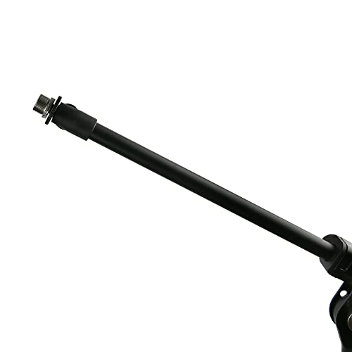 Gearlux Heavy-Duty Telescopic Boom Microphone Stand with Tripod Base and Adjustable Height up to 60 Inches - 1 Pack - color: 1-Pack, size: Tripod Base