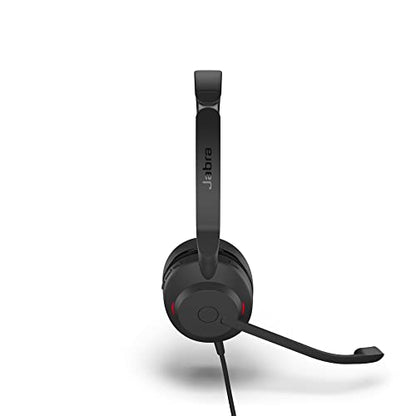 Jabra Evolve2 30 UC Wired Headset, USB-C, Mono, Black – Lightweight, Portable Telephone Headset with 2 Built-in Microphones – Work Headset with Superior Audio and Reliable Comfort - size: Unified Communications, style: Mono (USB-C)