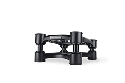 IsoAcoustics Iso-Stand Series Speaker Isolation Stands with Height & Tilt Adjustment: Iso-200 (7.8” x 10”) Pair - size: ISO-200 (20 x 25.4 cm)