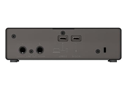 Yamaha 2-in/2-out USB-C Audio Interface with 24-bit/192kHz Support, 2 Combo Inputs, Direct Monitoring, Loopback Function, and Steinberg Software Suite, Black UR22MK3 B - color: Black, style: UR22MK3