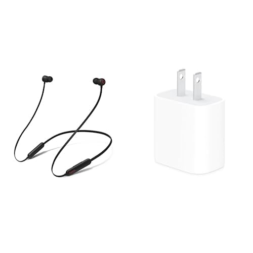 Beats Flex with Apple 20W USB-C Power Adapter - Black - color: Black, style: Flex & Power Adapter