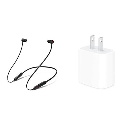 Beats Flex with Apple 20W USB-C Power Adapter - Black - color: Black, style: Flex & Power Adapter