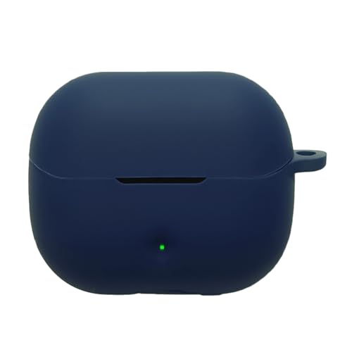 Soft Silicone Case Cover Dedicated Earphone Case Secure Grip Easy Access Scratch Resistant Housing Skin Portable Earphone Pouch - color: blue (navy blue)