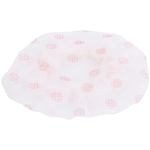 120 Pcs Microphone Caps Disposable | Non - Woven Particle & Saliva Guard Replacement Covers for Handheld Microphones/Home/Studio | 7x7.6cm (red dot white) - color: red dot white