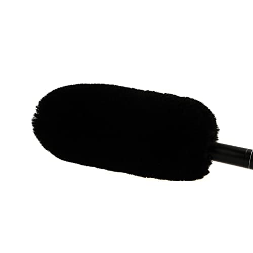 Microphone Windscreen 24CM Windproof Sweater Black Color for Microphones Furry Wind Microphone Furry Windscreen Outdoor WindShield Mic Windshield Muff for GO