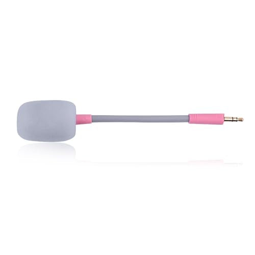 Barracuda X Mic Replacement for Razer Barracuda X Wireless Gaming Headphone,3.5mm Detachable Gaming Microphone Boom (Pink) - color: pink