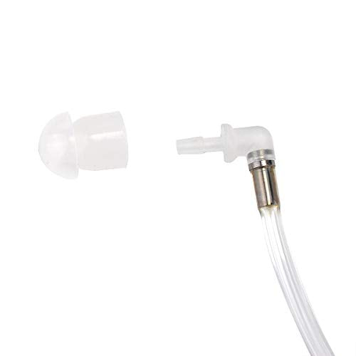 10 PCS CLS1110 Acoustic Tube Surveillance Earpiece/Headset with PTT and Mic for Motorola Walkie Talkie RDM2070d CP200 CP200d CLS1410 CLS1413 CLS1450 Radio - color: Black - 10 Pack