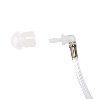 10 PCS CLS1110 Acoustic Tube Surveillance Earpiece/Headset with PTT and Mic for Motorola Walkie Talkie RDM2070d CP200 CP200d CLS1410 CLS1413 CLS1450 Radio - color: Black - 10 Pack