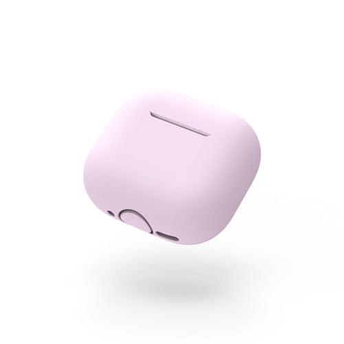 Thin Silicone Cover Effect Design Earbud Case Smooth Charging Silicone Protector for Earbuds Snug Case with Design - color: Blue